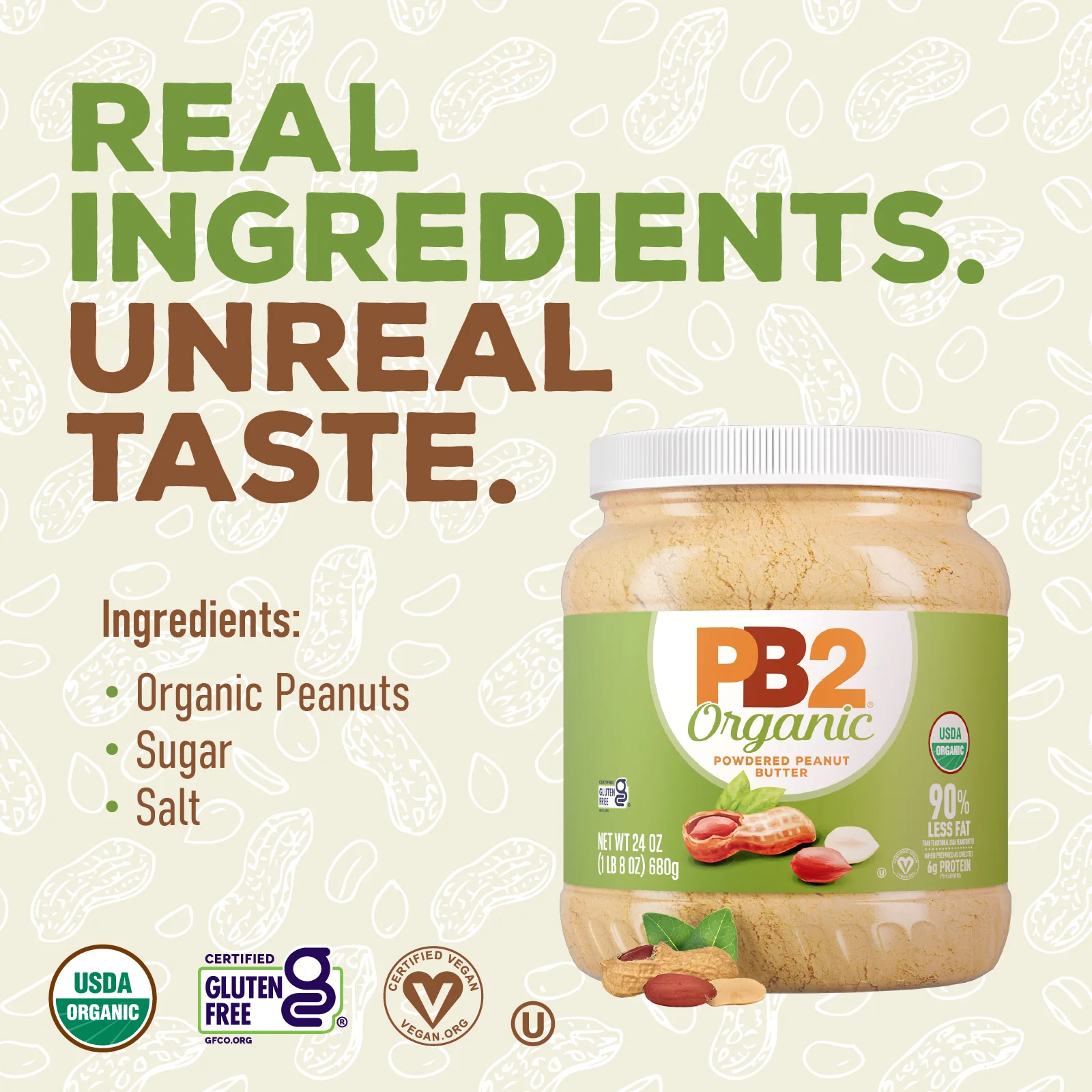 PB2 - Powdered Peanut Butter - Organic - Image 6
