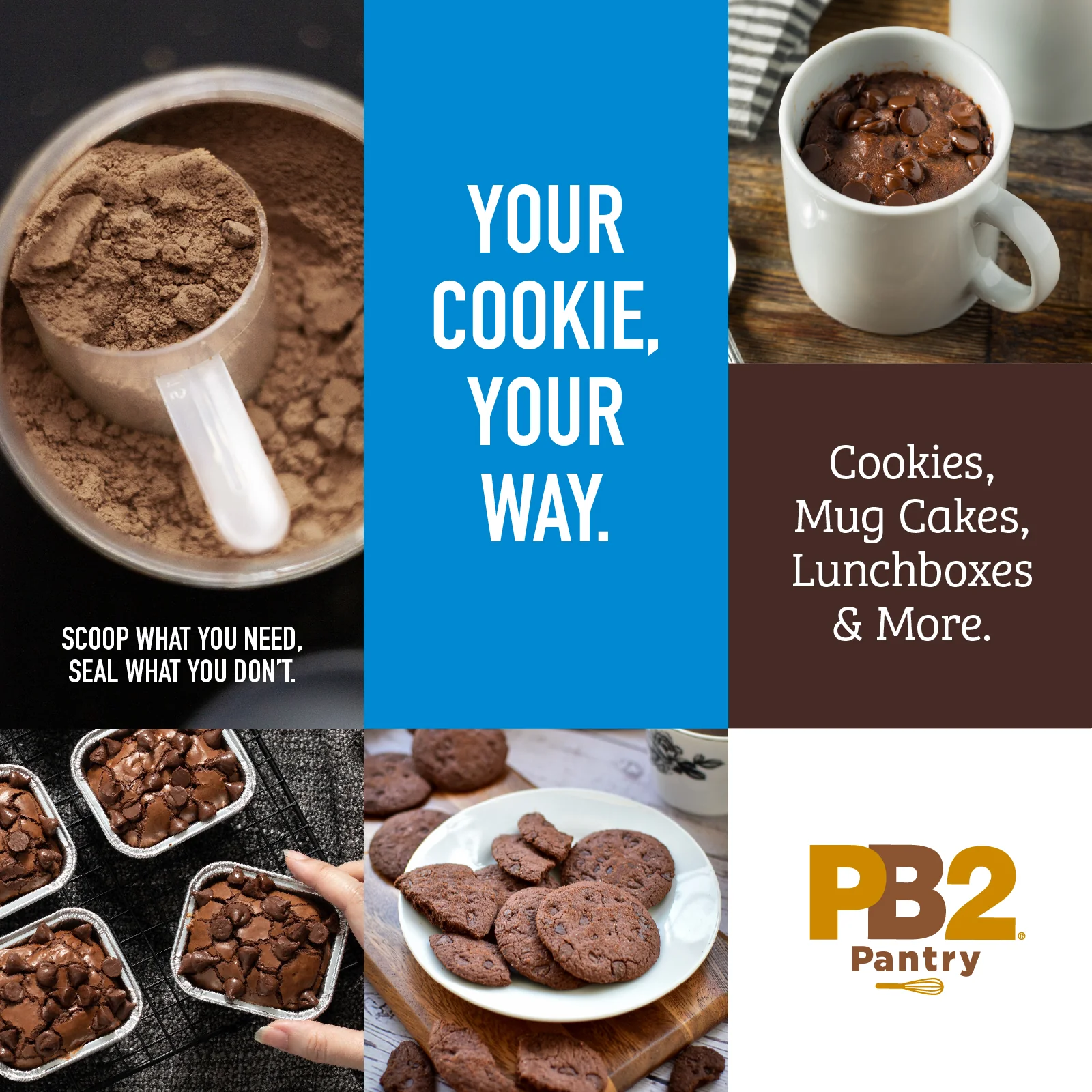 PB2 Pantry - Double Chocolate Chip Cookie Mix - Image 8