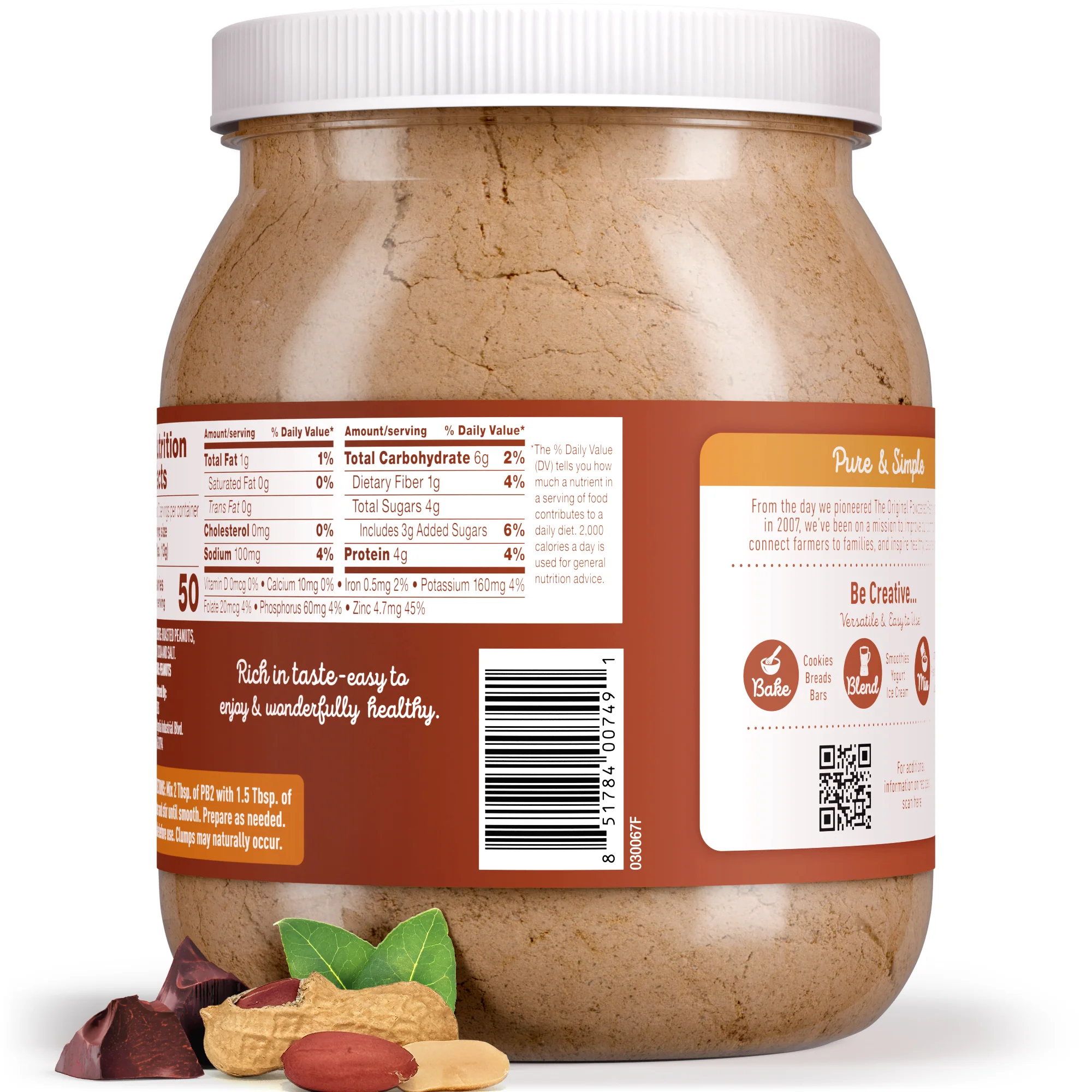 PB2 - Powdered Peanut Butter - Cocoa - Image 9