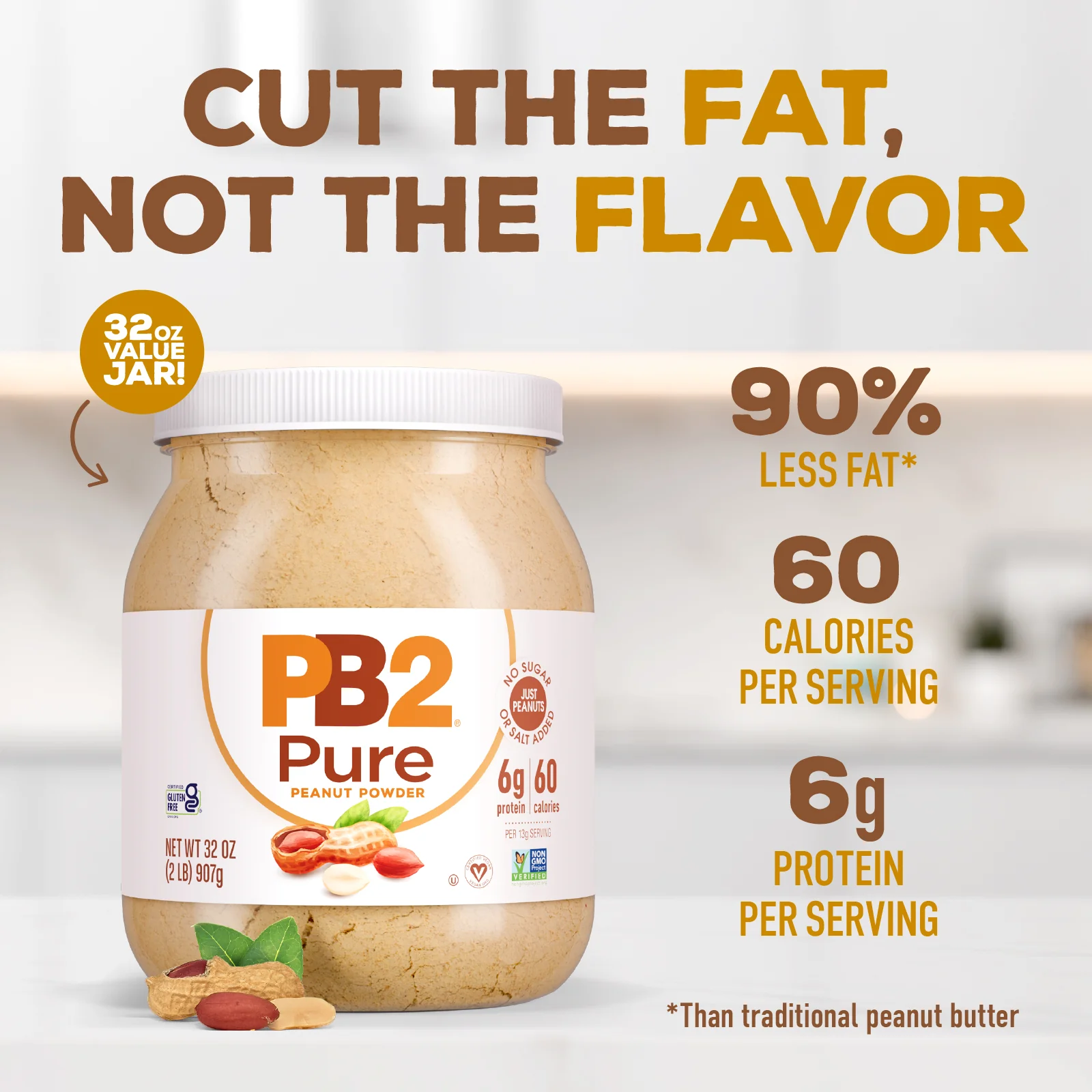 PB2 - Pure Peanut Powder - No Sugar or Salt - Image 5